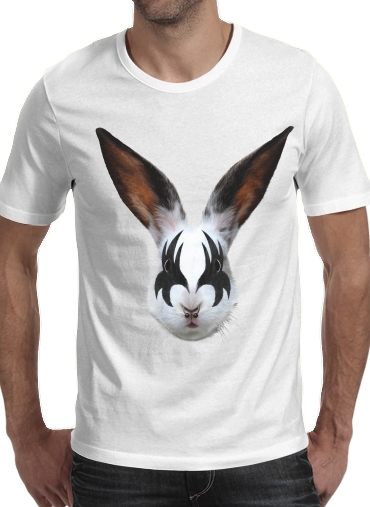  Kiss of a rabbit punk para Camisetas hombre