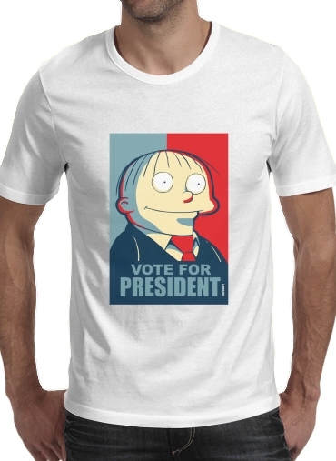  ralph wiggum vote for president para Camisetas hombre