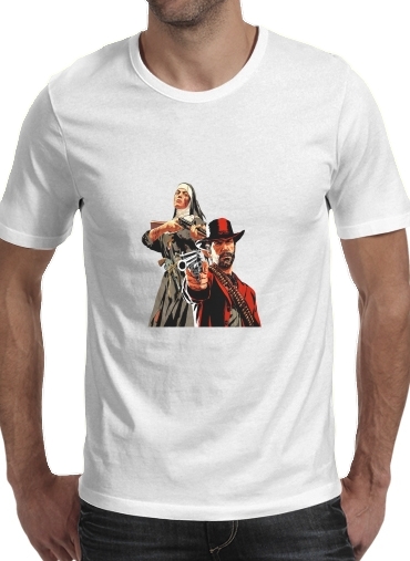 negro- Red Dead Redemption Fanart para Camisetas hombre