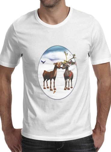  Reindeers Love para Camisetas hombre