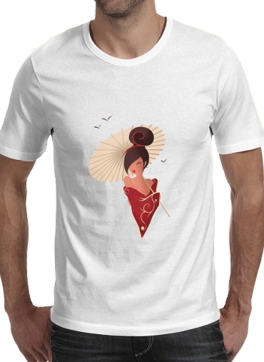  Sakura Asian Geisha para Camisetas hombre