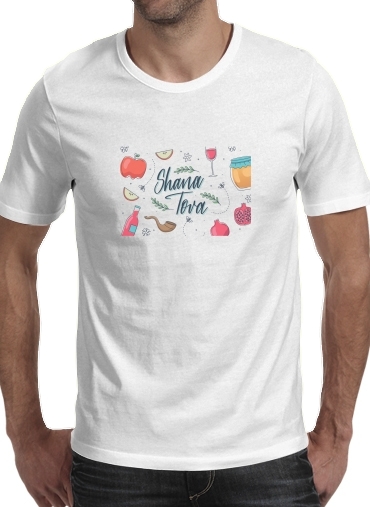  Shana tova Doodle para Camisetas hombre