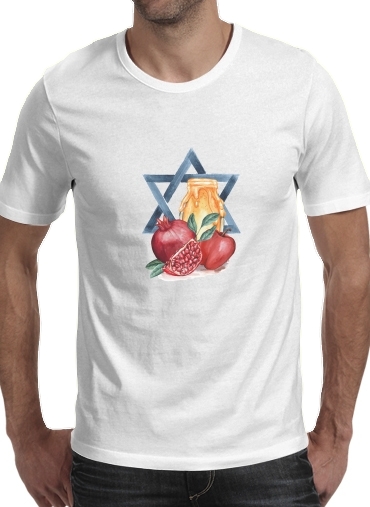  Shana tova Honey Fruits Card para Camisetas hombre