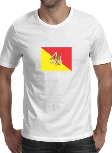  Sicile Flag para Camisetas hombre
