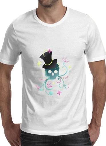  Skull Pop Art Disco para Camisetas hombre