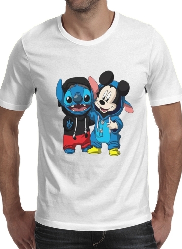  Stitch x The mouse para Camisetas hombre
