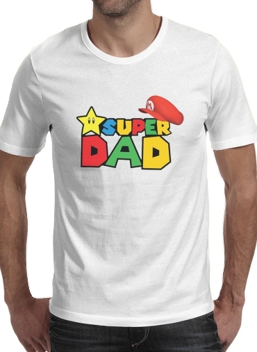  Super Dad Mario humour para Camisetas hombre