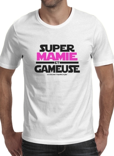  Super mamie et gameuse para Camisetas hombre