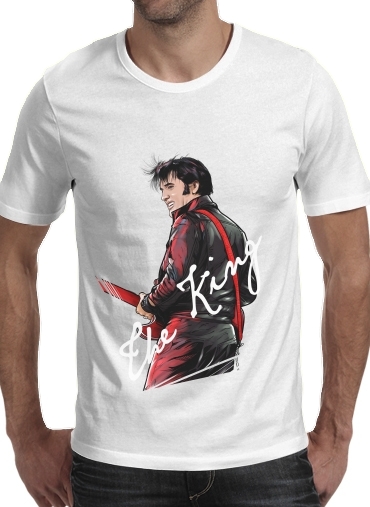 negro- The King Presley para Camisetas hombre
