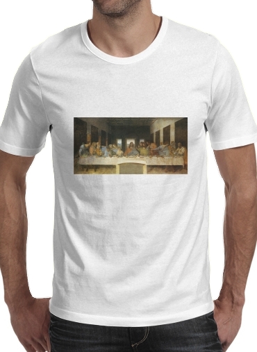 negro- The Last Supper Da Vinci para Camisetas hombre