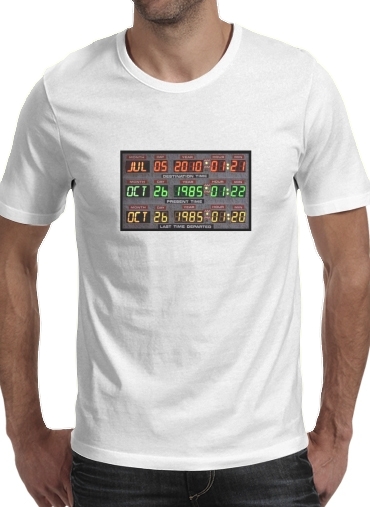  Time Machine Back To The Future para Camisetas hombre