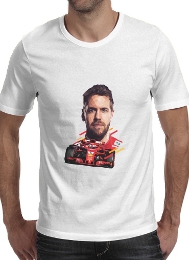  Vettel Formula One Driver para Camisetas hombre