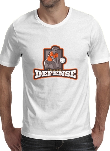  Volleyball Defense para Camisetas hombre
