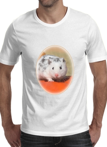  White Dalmatian Hamster with black spots  para Camisetas hombre