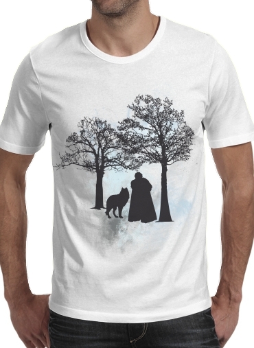  Wolf Snow para Camisetas hombre