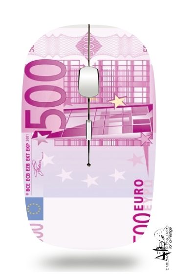  500 Euros billetes para Ratón óptico inalámbrico con receptor USB