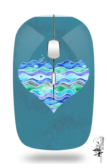  A Sea of Love (blue) para Ratón óptico inalámbrico con receptor USB