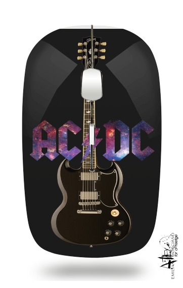  AcDc Guitare Gibson Angus para Ratón óptico inalámbrico con receptor USB
