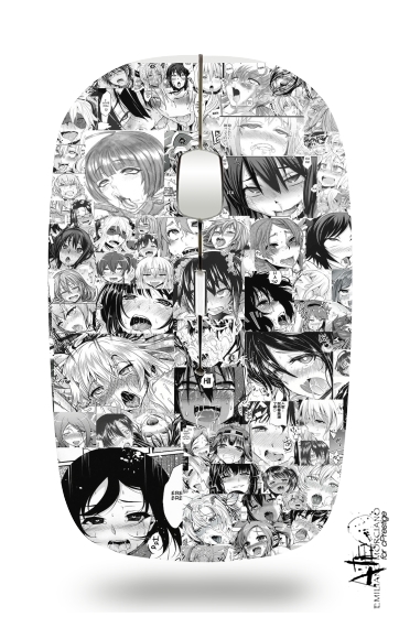  ahegao hentai manga para Ratón óptico inalámbrico con receptor USB