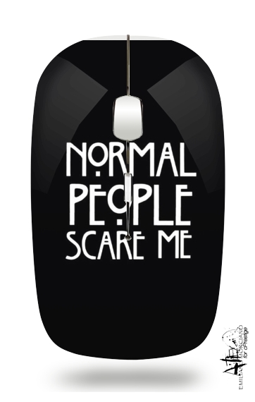  American Horror Story Normal people scares me para Ratón óptico inalámbrico con receptor USB
