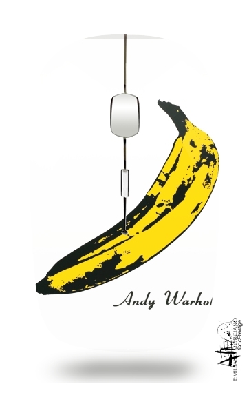  Andy Warhol Banana para Ratón óptico inalámbrico con receptor USB