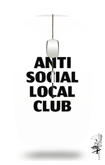  Anti Social Local Club Member para Ratón óptico inalámbrico con receptor USB