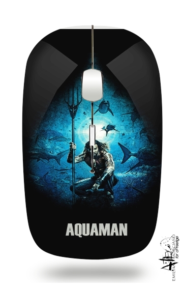  Aquaman para Ratón óptico inalámbrico con receptor USB