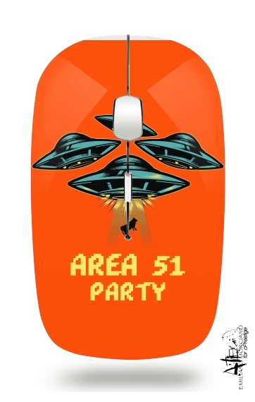  Area 51 Alien Party para Ratón óptico inalámbrico con receptor USB