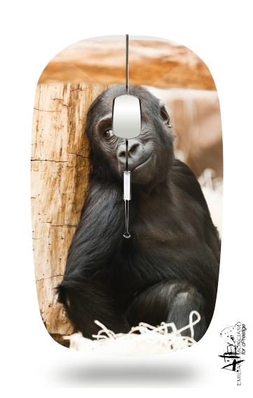  Baby Monkey para Ratón óptico inalámbrico con receptor USB