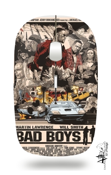  Bad Boys FanArt para Ratón óptico inalámbrico con receptor USB