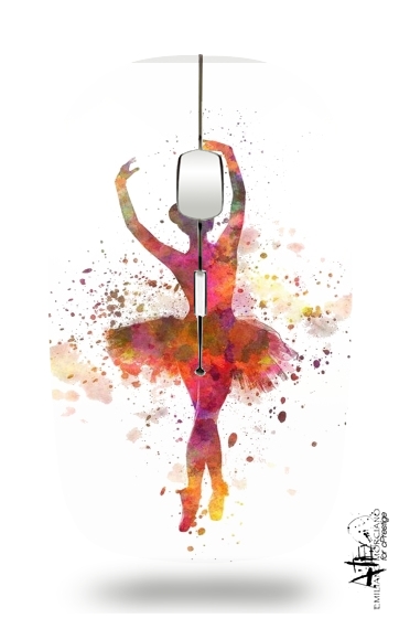  Ballerina Ballet Dancer para Ratón óptico inalámbrico con receptor USB