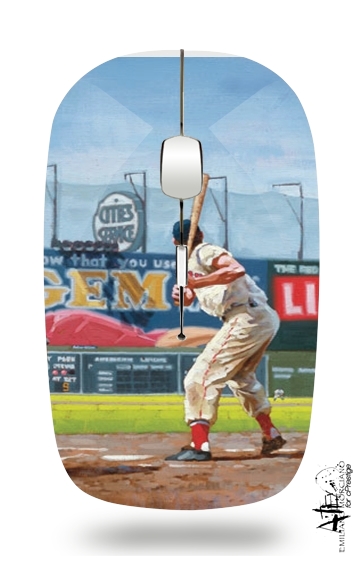  Baseball Painting para Ratón óptico inalámbrico con receptor USB