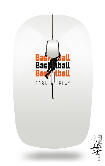  Basketball Born To Play para Ratón óptico inalámbrico con receptor USB