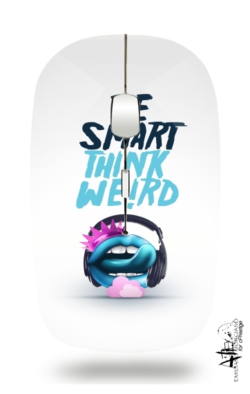  Be Smart Think Weird 2 para Ratón óptico inalámbrico con receptor USB