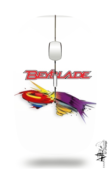  Beyblade magic tops para Ratón óptico inalámbrico con receptor USB