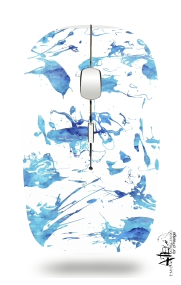  Blue Splash para Ratón óptico inalámbrico con receptor USB
