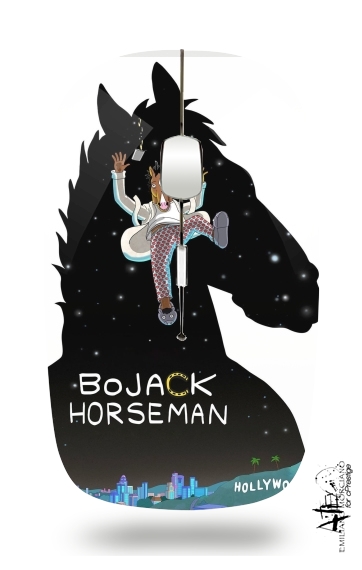  Bojack horseman fanart para Ratón óptico inalámbrico con receptor USB