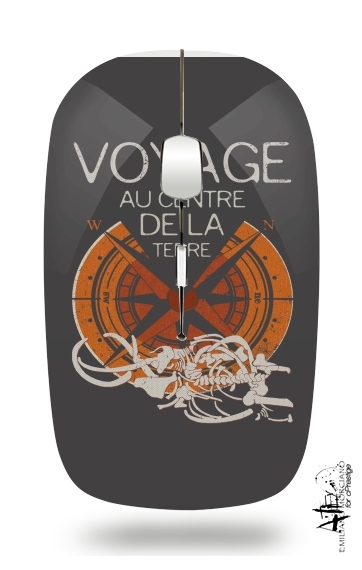  Book Collection: Jules Verne para Ratón óptico inalámbrico con receptor USB