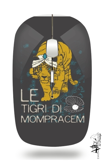  Book Collection: Sandokan, The Tigers of Mompracem para Ratón óptico inalámbrico con receptor USB