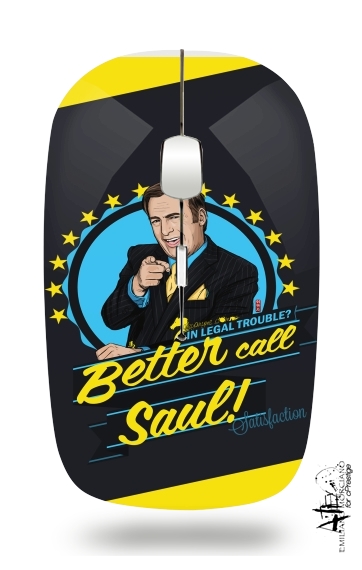  Breaking Bad Better Call Saul Goodman lawyer para Ratón óptico inalámbrico con receptor USB