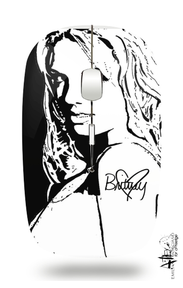  Britney Tribute Signature para Ratón óptico inalámbrico con receptor USB