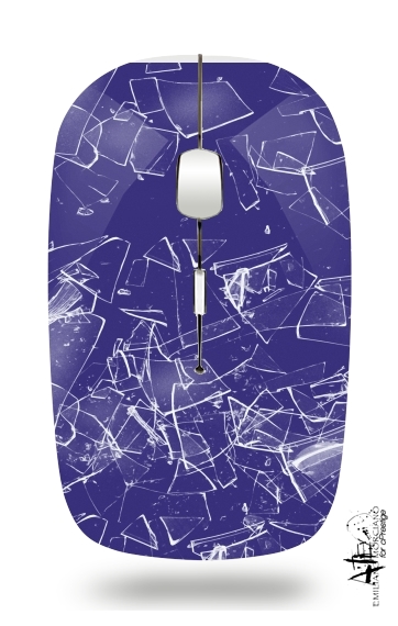  broken glass para Ratón óptico inalámbrico con receptor USB