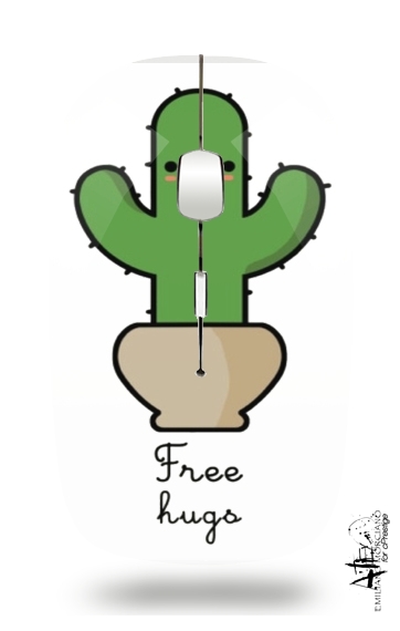  Cactus Free Hugs para Ratón óptico inalámbrico con receptor USB