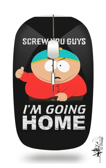  Cartman Going Home para Ratón óptico inalámbrico con receptor USB