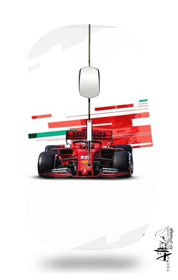  Charles leclerc Ferrari para Ratón óptico inalámbrico con receptor USB