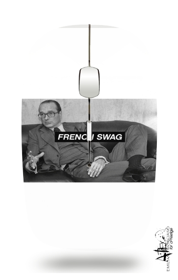  Chirac French Swag para Ratón óptico inalámbrico con receptor USB