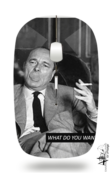  Chirac Smoking What do you want para Ratón óptico inalámbrico con receptor USB