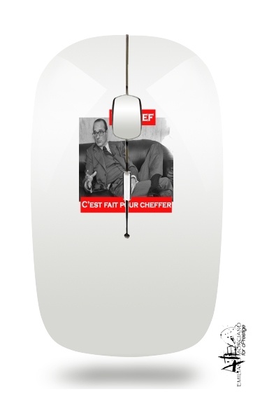  Chirac Un Chef cest fait pour cheffer para Ratón óptico inalámbrico con receptor USB