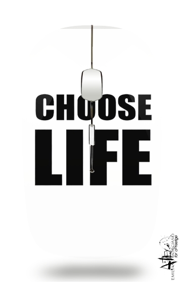  Choose Life para Ratón óptico inalámbrico con receptor USB