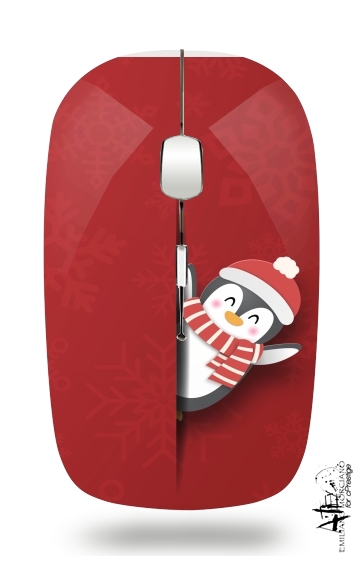  christmas Penguin para Ratón óptico inalámbrico con receptor USB